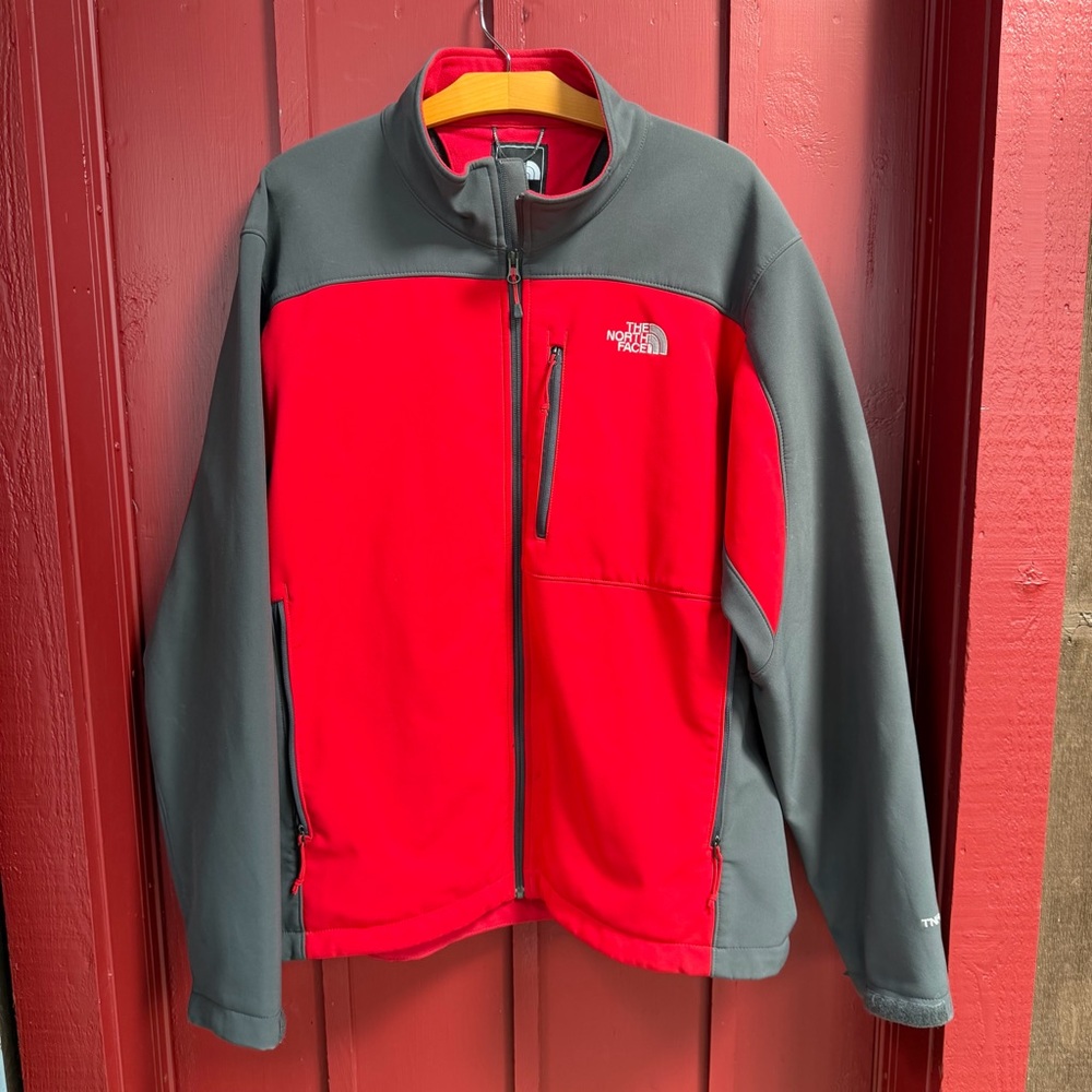 The North Face Red and Gray Men's Performance Jacket
